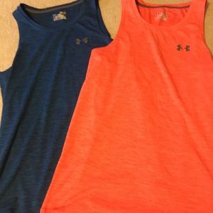 Men’s UA lot of two tank tops.